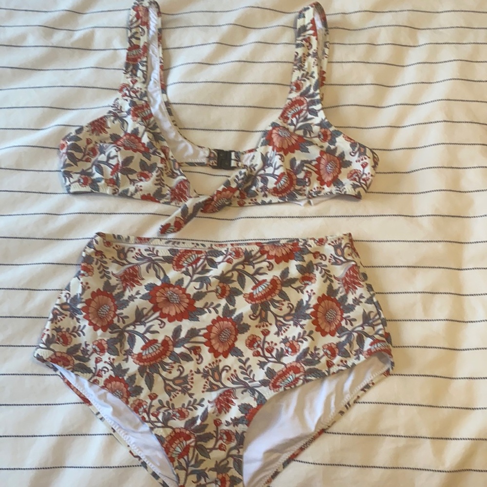 Arnhem floral high waist bikini